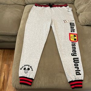 Disney Sweatpants Men’s Large. NWT